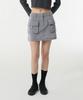 Musinsa Standard Woman Women'S Bright Cargo Mini Skirt [Gray]