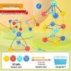 3D Geometric Bead Building Blocks: Educational Toy for Kids' Creativity