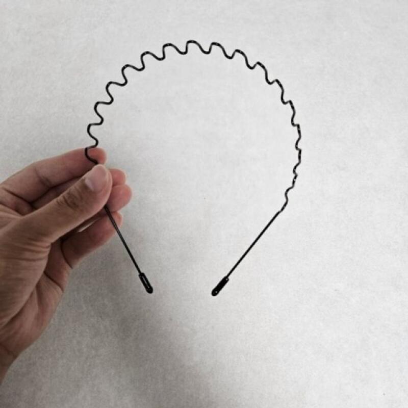 

Wave headband for bangs for washing