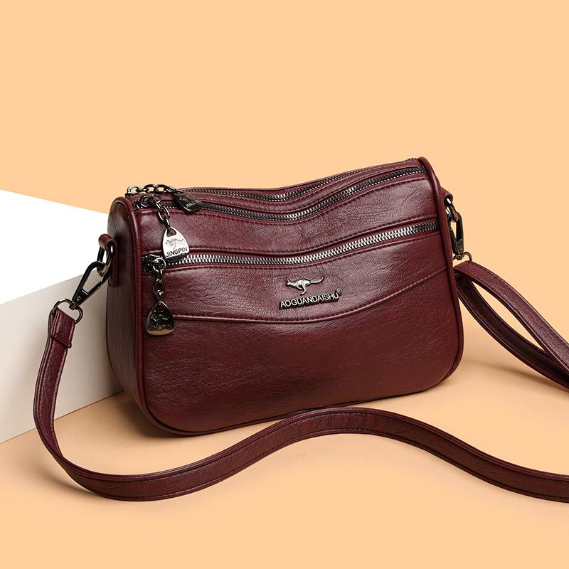 Borsa a tracolla, Borsa da donna, Borsa per madre di mezza età e anziana, Borsa di grande capacità, Borsa a spalla singola