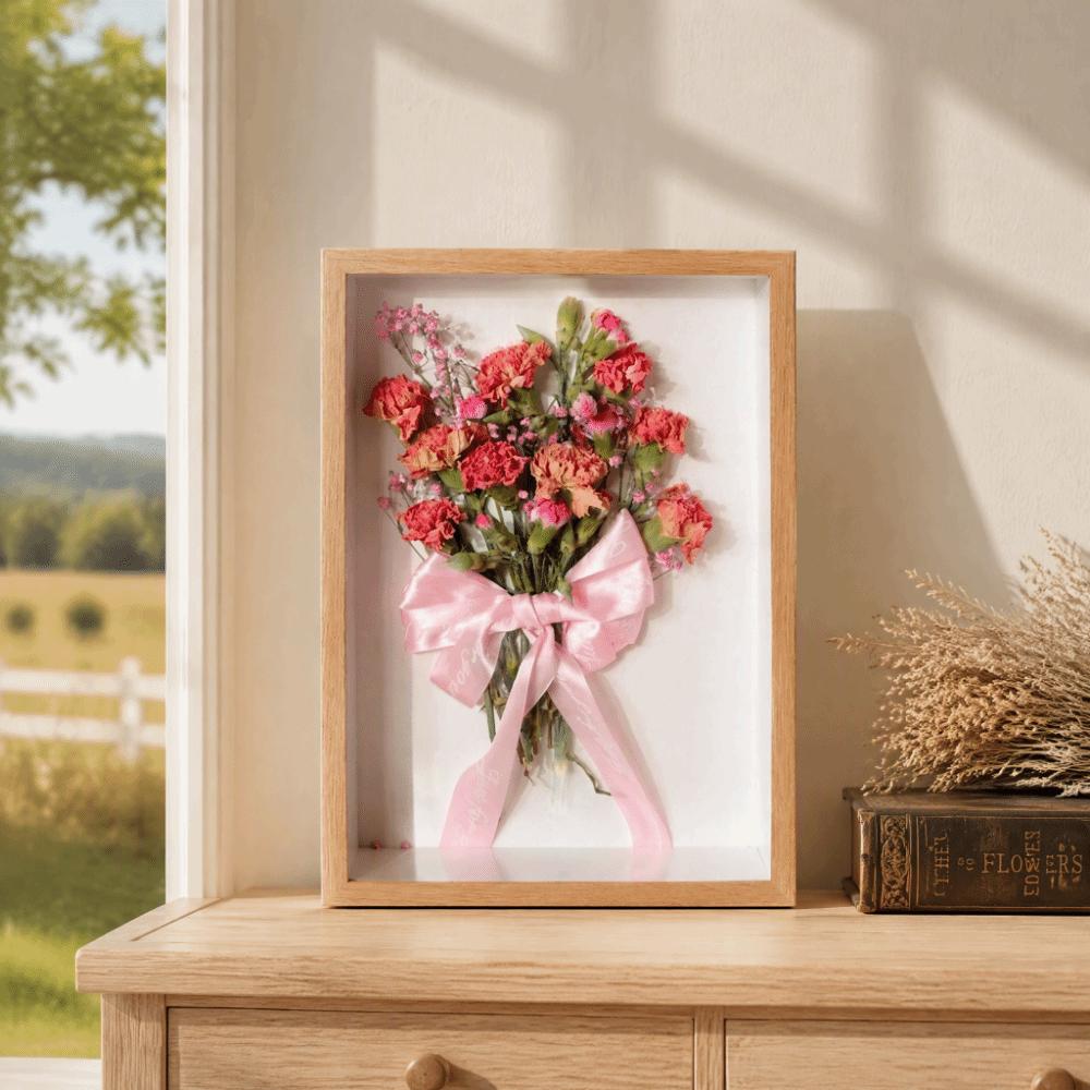 Density Board & Acrylic Shadow Box Frame HD Glass Framed Picture Frame Flower Pressing