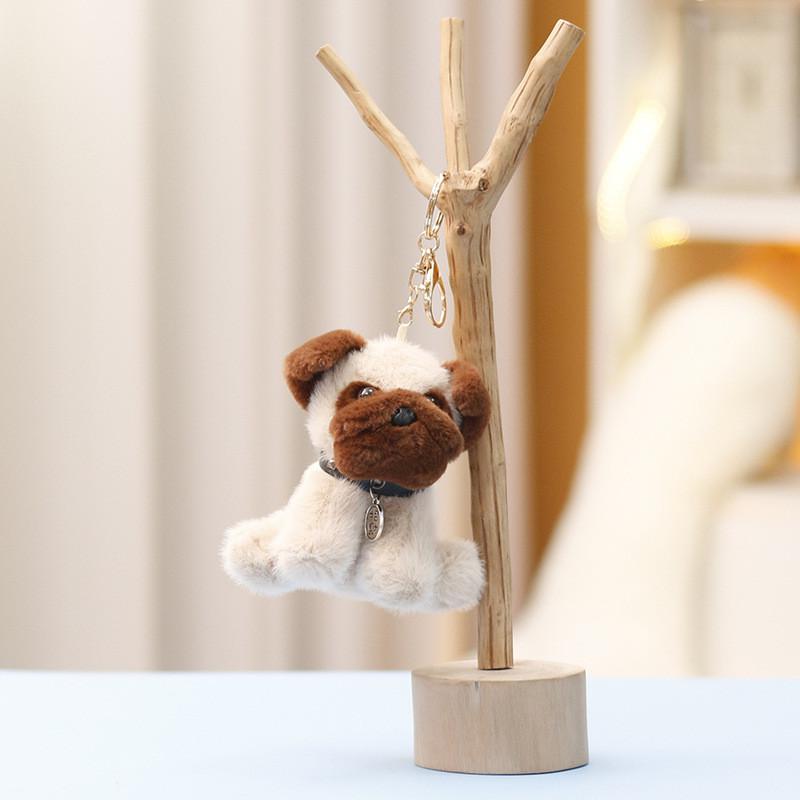 Shar Chinese Corgi Pei Small Plush Dog Doll Pendant For Girls Gifts Collection