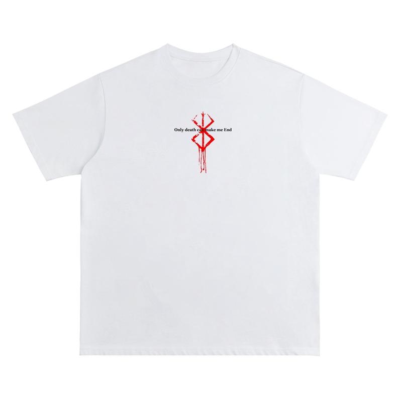 Cotton Short-sleeved T-shirt Heavy and Loose Retro American Style Suitable for Both Men and Women