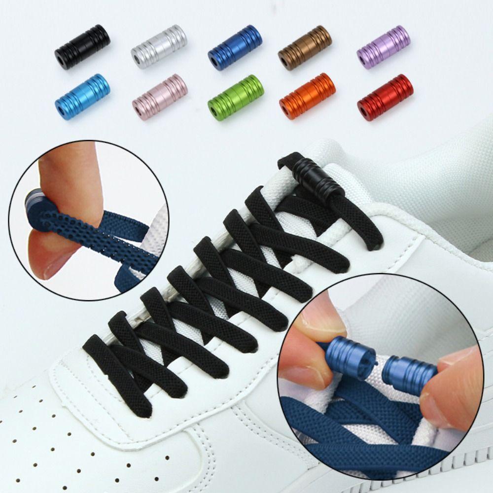 Man Women No Tie Shoelaces Semicircle Elastic Lazy Shoe Laces Shoe Accessories
