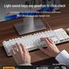 Retro Punk Mechanical Keyboard and Silent Mouse Set for Office Computing