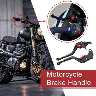 Adjustable Double Disc Brake Handle Lever Set - Ideal Motorcycle Modification Accessory For Scooters And Electric Bikes