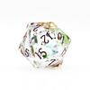 Resin Quicksand Christmas Series DND Dice COC Running Polyhedron Tabletop Role Playing Game Resin