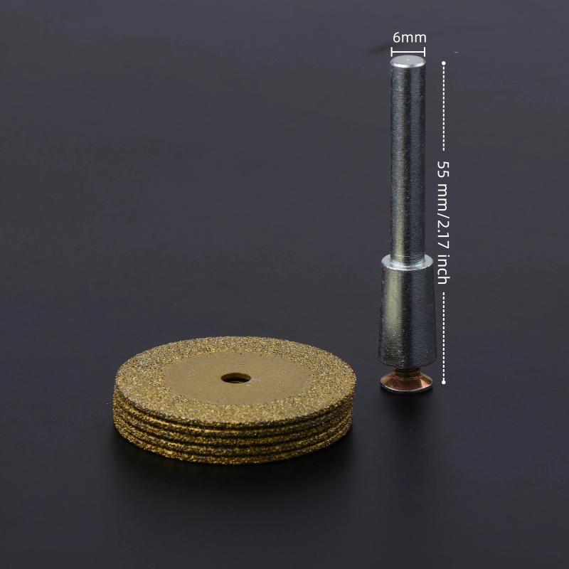 5/6Pcs 40Mm Mini Cutting Disc For Marble Andjade Cutting Accessories Diamond Grinding Wheel Circular Saw Blade