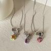 Long Tassel Necklace Water Droplet Star Shaped Heart-shaped Multi Pendant Sweet and Cool Fashionable Versatile Collarbone Chain