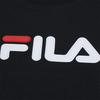 FILA Original Simple Classic Casual Soft Comfortable Loose Pullover Sweatshirt Unisex sweatshirt F51U549202F-BK