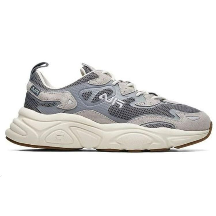 Fila Mars 1 Heart Split Sports Comfortable Low-Top Casual Shoes Men Sneaker Gray Brown White F12M031122FFD