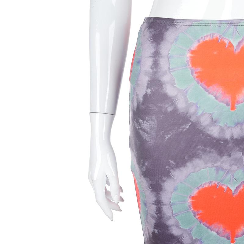 Женская полуюбка с принтом Love — фото 15