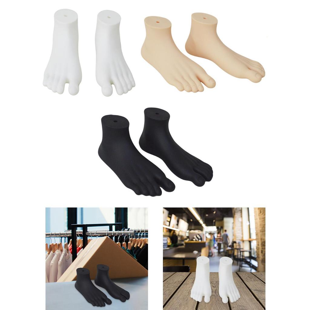 2x Mannequin Foot Display Model Manikin Feet Jewelry Display Showcase Ankle