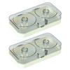 2Pcs Magnetic Fishing Line Storage Box Flexible Tackle Box Fishing Lines Storage Holder Convenient Organizer Enduring
