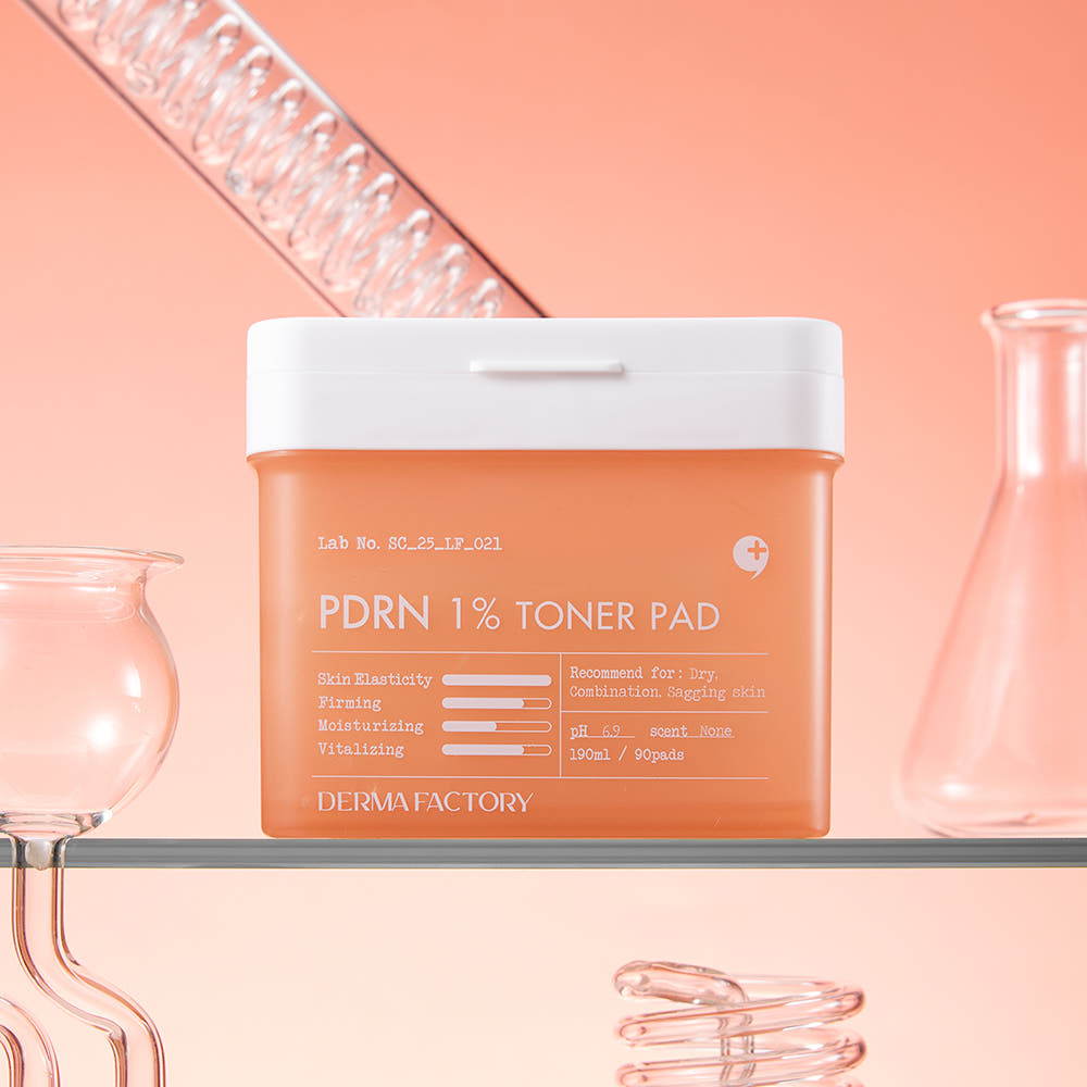 [DERMA FACTORY] PDRN 1% Toner Pad 190ml 90EA