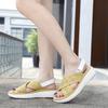 Women'S Comfy Orthotic Arch Support Sandals New Wedge Beach Walking Shoes Adjustable Ankle Strap Open Toe Dressy Summer Shoe