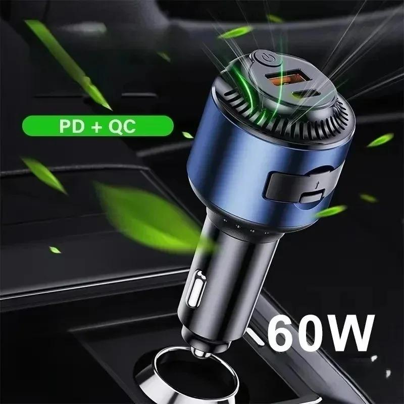 Car Hands-free Music Receiver TF Card LED Display Bluetooth For 5.3 FM Transmitter Car FM Receiver Car Bluetooth Audio Receiver