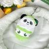 Boutique Plush Cone Giant Panda Doll Pendant Keychain Doll Grab Machine Doll Bag Hanging Ornament Plush Toy