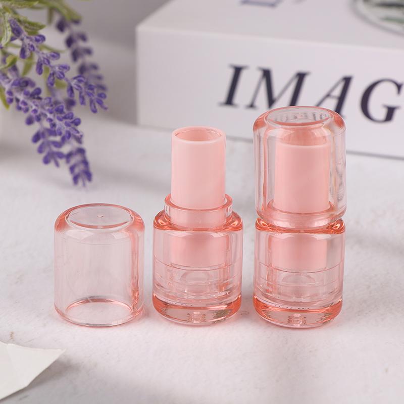 

3,5 мл круглые полупрозрачные пустые тюбики для бальзама для губ контейнер для хранения помады флакончик для блеска для губ дорожная упаковка для макияжа 2