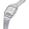 Casio AQ-230A-7A Silver Analog-Digital Watch One Size Silver Bracelet