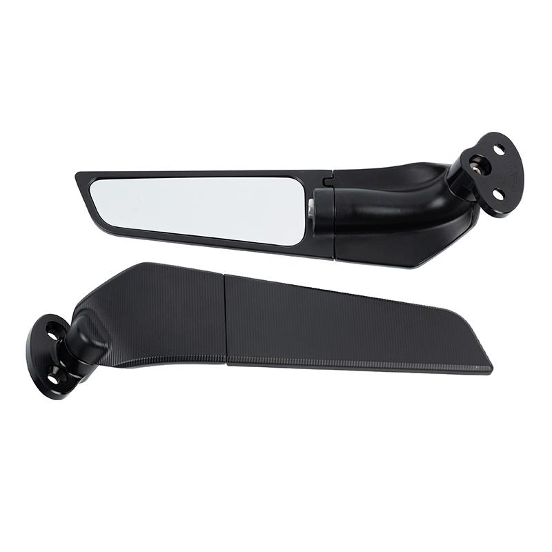 Modified Motorcycle Rearview Mirrors Wind Wing Adjustable Rotating Side Mirrors for BMW S1000RR 2009-2018