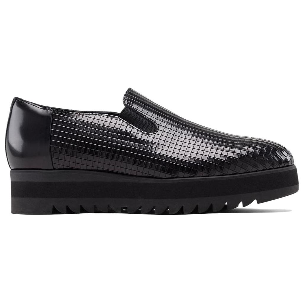 Onitsuka Tiger Slip On Casual Leather Shoes Women's Low Top Black 1182A252-001