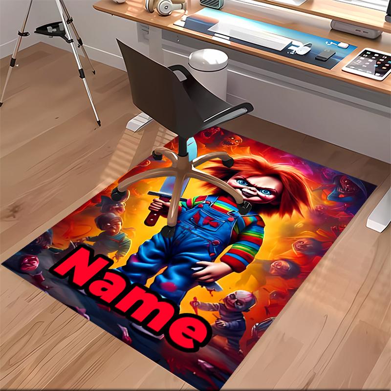 Custom personalization Chucky Print Area Rug - Soft, Washable Non-Slip Indoor Mat,Living Room,Home&Office Decorative Rug