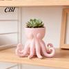 Unique Statue Planter 3D Printed Octopus Vase, Shaped Flowerpot, Creative Pot, Hand-painted Funny Animal for Indoor Outdoor Plants Garden Decorations