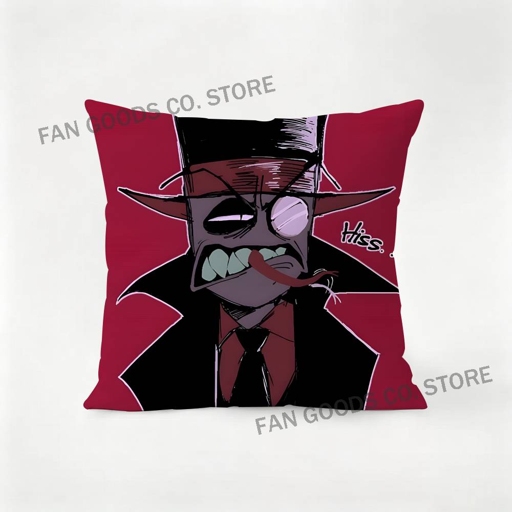 Black Flug Slys Hat Villainous Laser Pillow Case Ultra Soft Skin Friendly Fabric Cloud Like Comfort Concealed Zipper