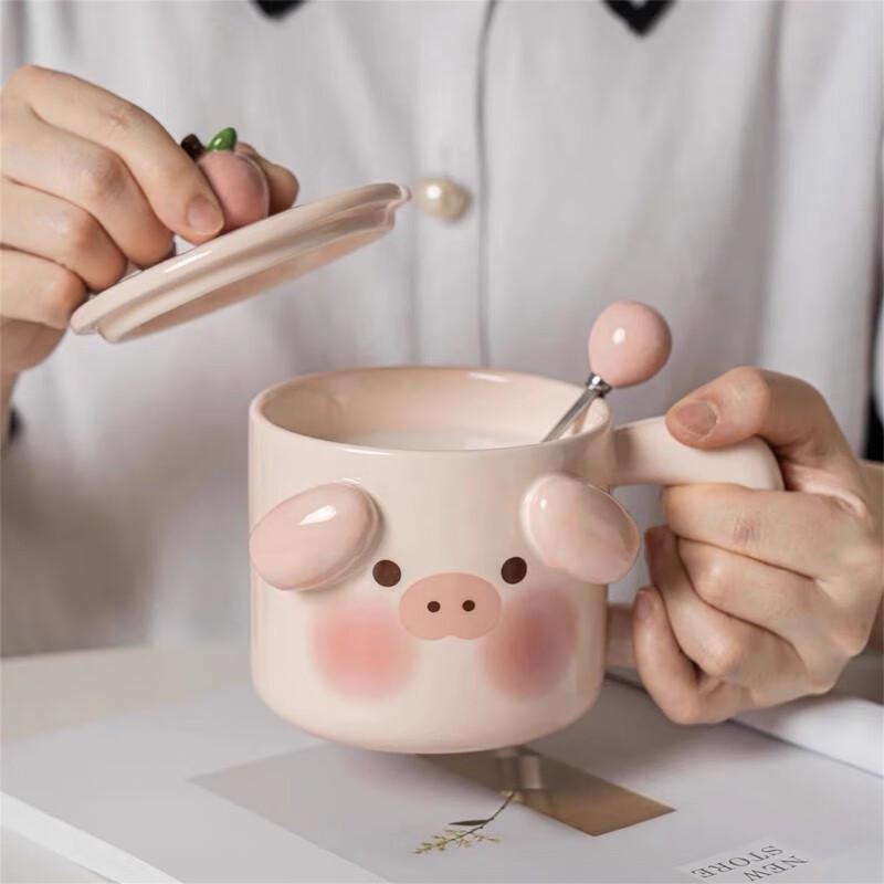 Cute Pig Ceramic Mug