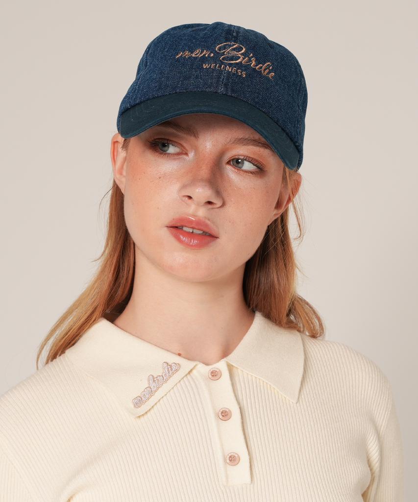 MONBIRDIE GOLF Wellness Denim Ball Cap Navy