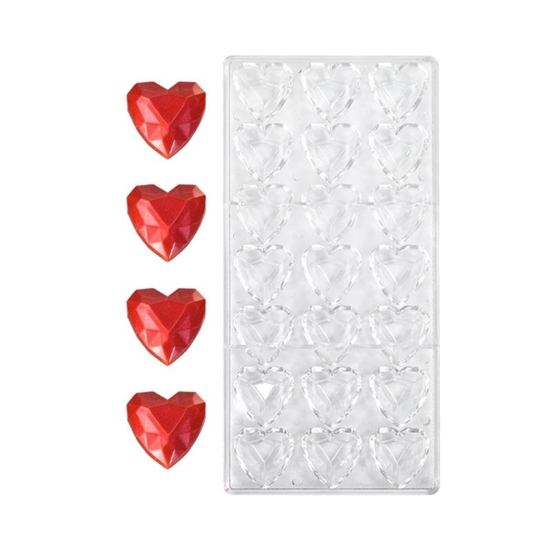 

Chocolate Mould Candy Tray Heart Chocolate Making Molds Chocolate Tray Fondant Moulds Suitable for Baking Enthusiasts 1