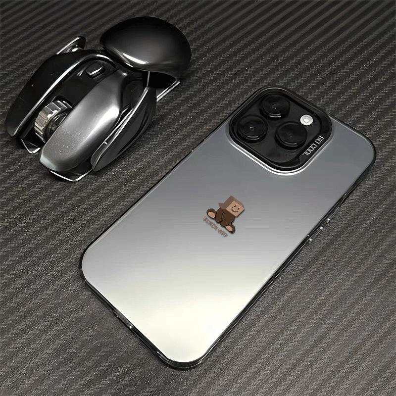 Applicable To IPhone17 ProMax Phone Case for Boys Apple 16 15 New 16pro All Inclusive 15 Simple Pattern