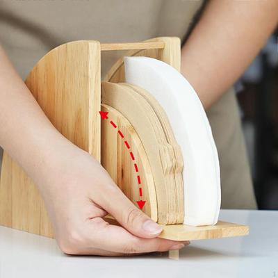 Filterpapierspender Halter Rack Ständer Staubdichte Schutzboxen Gehäusedeckel Behälter