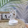 Hollow Owl Insert Gypsum Mold Diy Silicone Mold Candle Holder Home Decoration