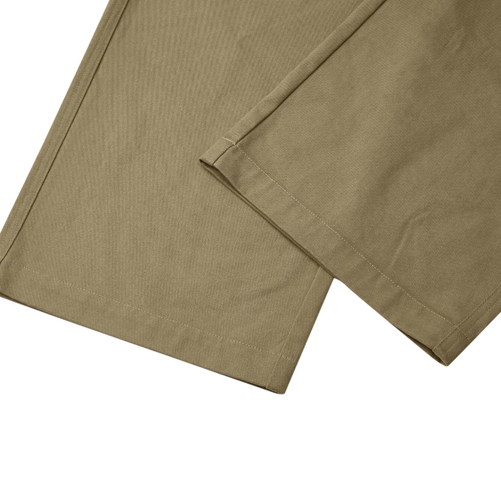 Skechers Comfortable Solid Color Straight Leg Zipper Work Casual Pants Men pants Pine L424M080-03EN