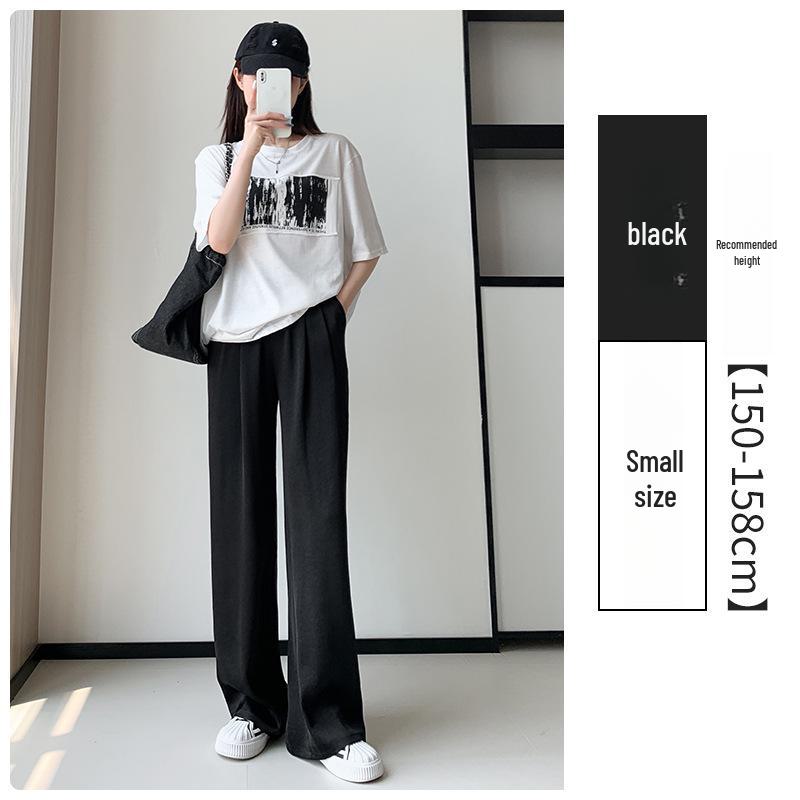 Dámské široké acetátové saténové kalhoty - High-end, ležérní, splývavý styl na léto