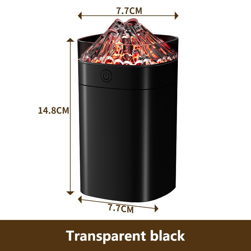 New Portable Air Humidifier Volcanic Crack 400ml USB Home Desktop Led Nightlight Spray Air Humidifier Small Large Fog