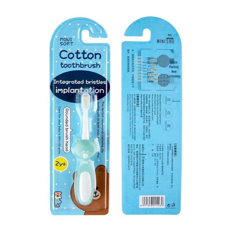 Popular Soft Bristle Toothbrush Set with Tongue Scraper for Children Aged 2-12