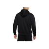 Nike Felpa con cappuccio e zip, stampa logo tinta unita, giacca da running e fitness da uomo, giacca nera DQ5817-010