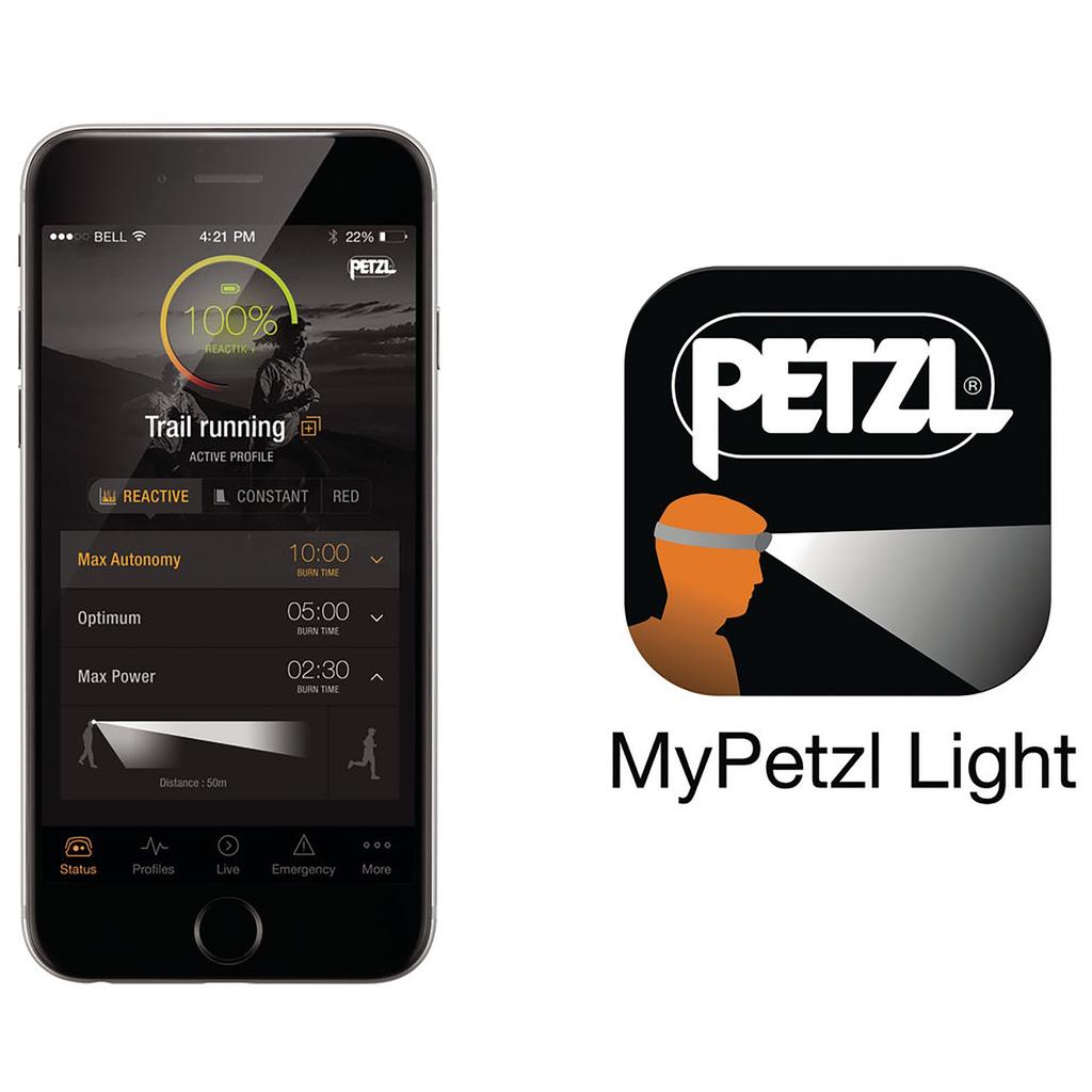 PETZL Reactik Plus E95H NE-Black