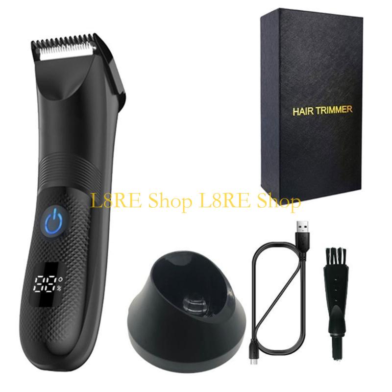 L8RE Washable Rechargeable Electric Shaver Beard Shaver Body Trimmer Men Shaving