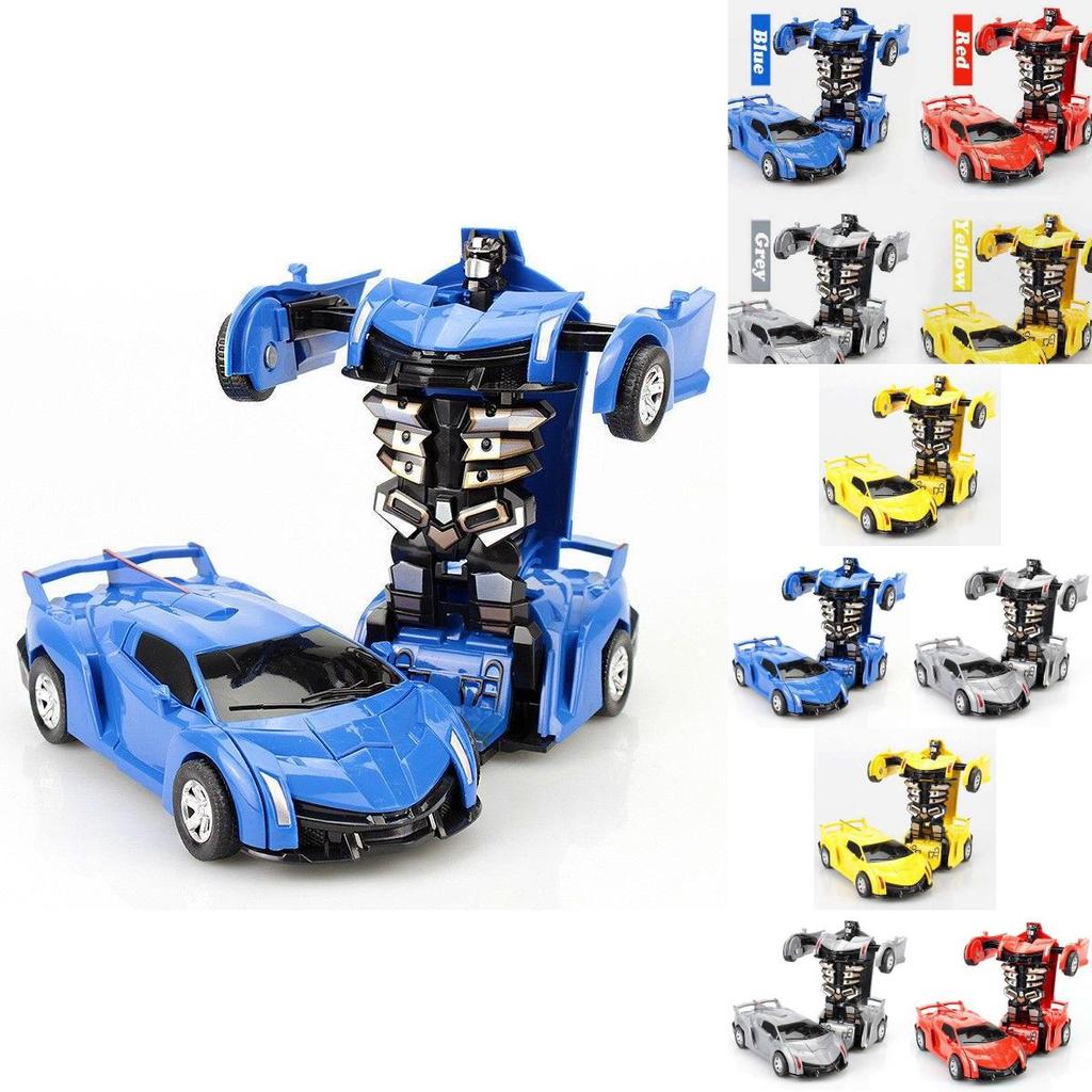 Premium Quality Transforming Collision Car For Children Ideal Gift In Bright Colors