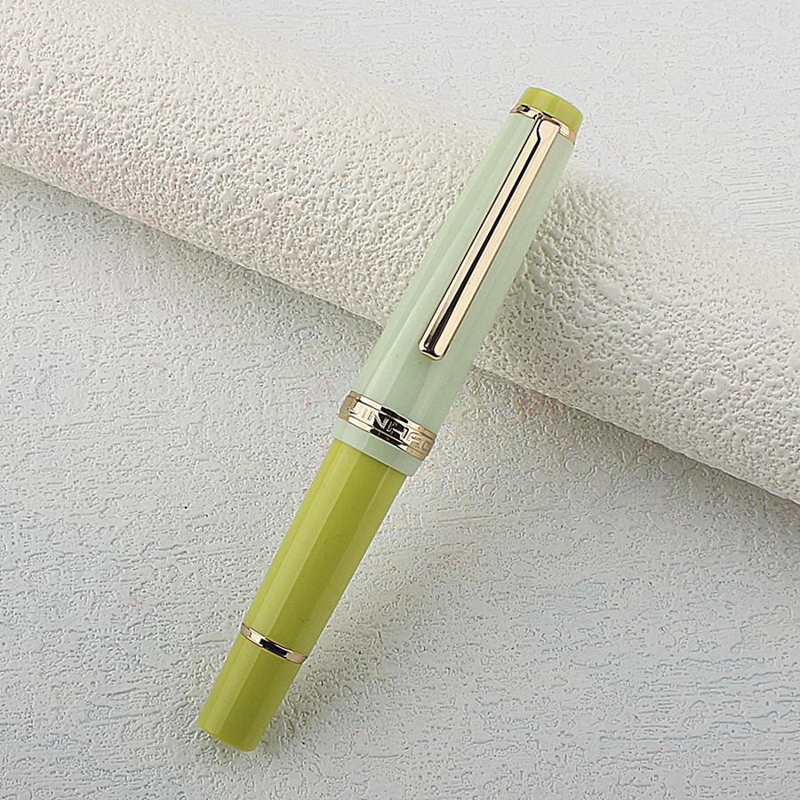 jinhao 82 mini Acrylic Smooth writing ink pens Wooden bronze office business signature school supplies students fountain pen