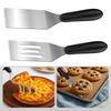 Pack of 2 Small Nonrust Steel Cooking Spatulas Produced with Heat Resistant Grip Ensuring Comfort and Burn Prevention During High Heat Use