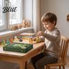 Christmas Advent Calendar for Decorations Days Acrylic Calendar 24 Cartoon Snake 2D Flat Figures Collectibles