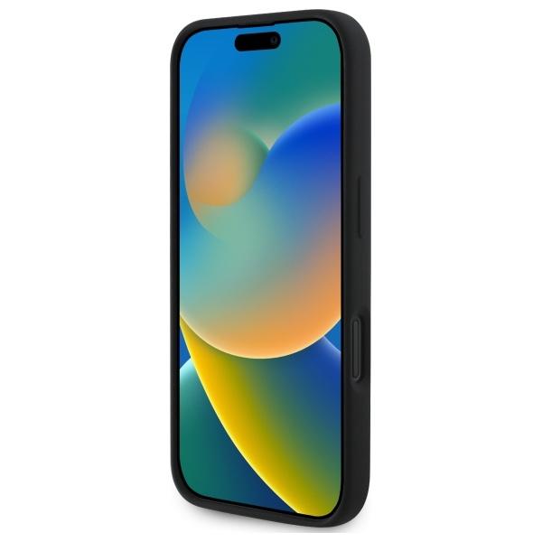 Karl Lagerfeld Klhmp16Sskchtck Iphone 16 6.1 Czarny/Black Hardcase Silicone Karl&Choupette Heads Magsafe