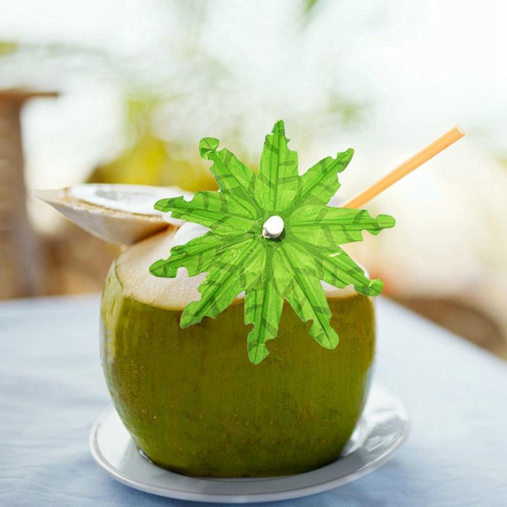 Palm Tree Toothpick Hawaii Disposable Appetizers Picks Fancy Sticks Cocktail Skewer Paper Umbrella