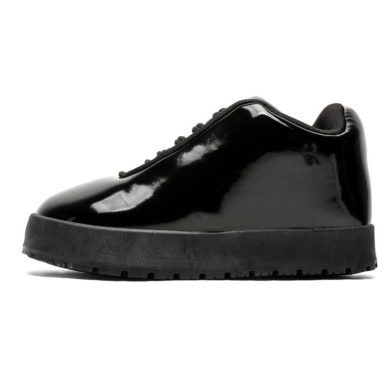 

Bread shoes men s shoes Hong Kong style niche retro couple ins American high value super fire versatile leather surface casual board 44 чорний