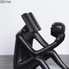 Book Reader Figure Sculpture Room Aesthetic Decor Creative Character Resins Crafts Abstract Figures Statue Desk Decoration